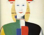 卡兹米尔 马列维奇 : Girl with a Comb in her Hair